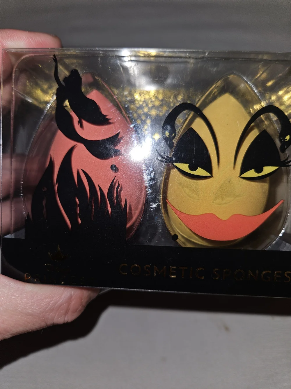 Disney Cosmetic Sponges Nightmare Before Christmas, Little Mermaid Ariel Ursula